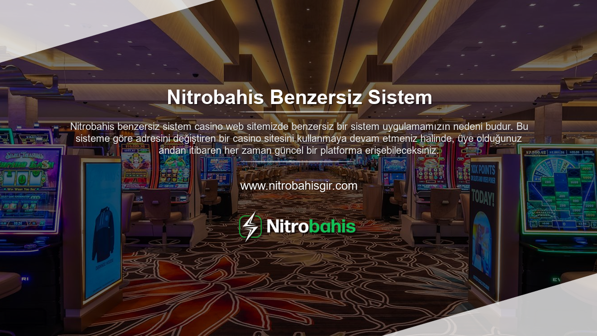 Nitrobahis Benzersiz Sistem