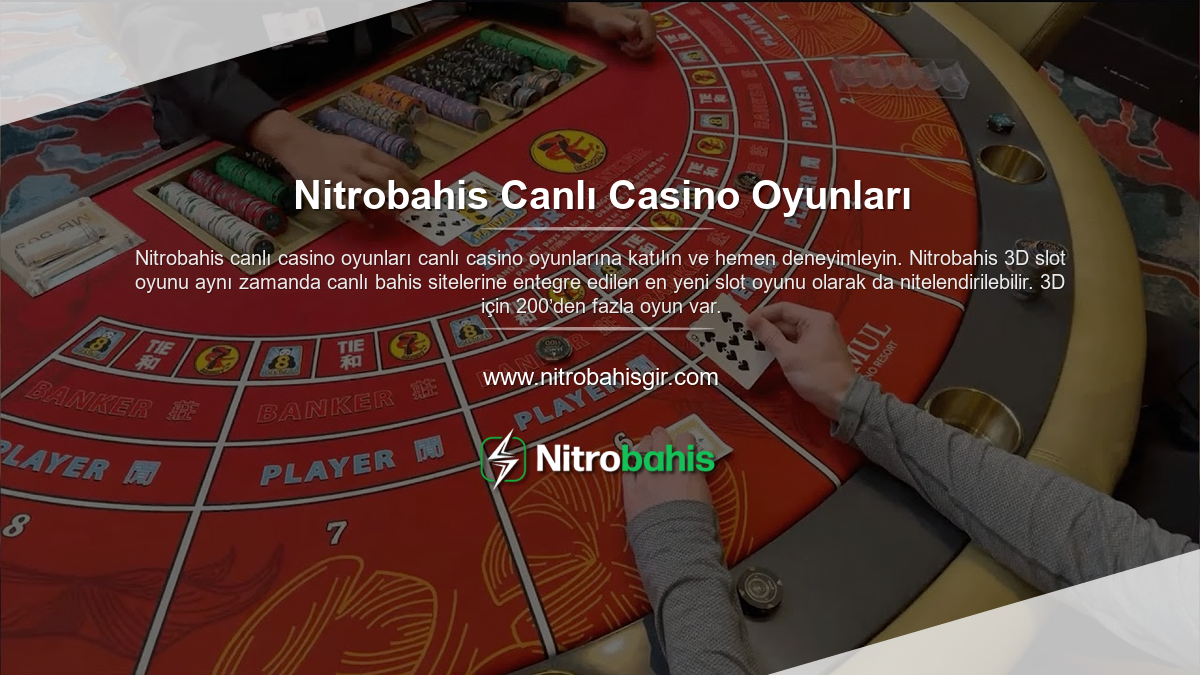 Nitrobahis Canlı Casino Oyunları