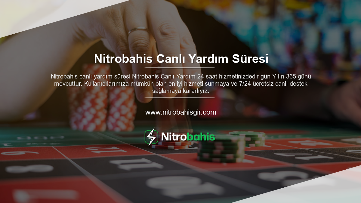 Nitrobahis Canlı Yardım Süresi