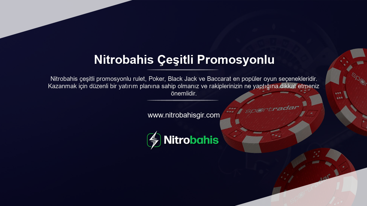 Nitrobahis Çeşitli Promosyonlu