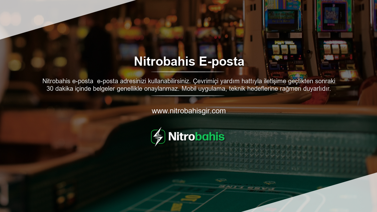 Nitrobahis E-posta