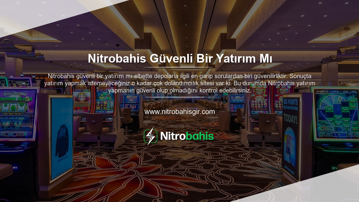 Nitrobahis Güvenli Bir Yatırım Mı