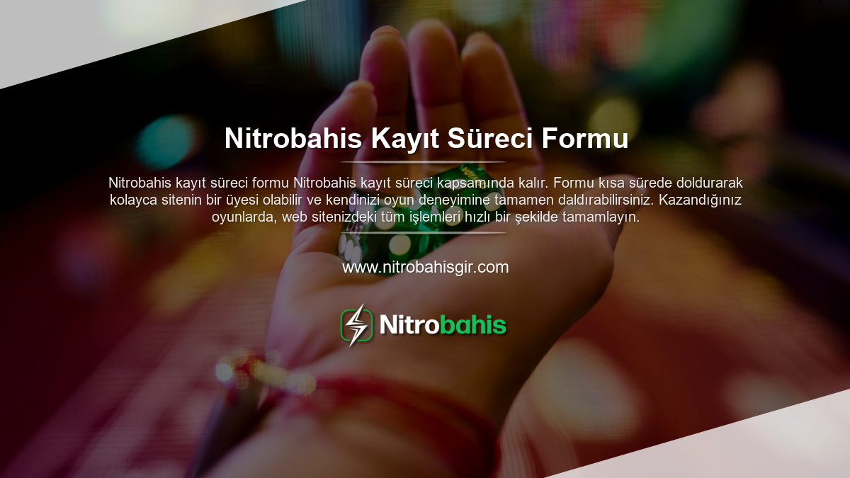 Nitrobahis Kayıt Süreci Formu