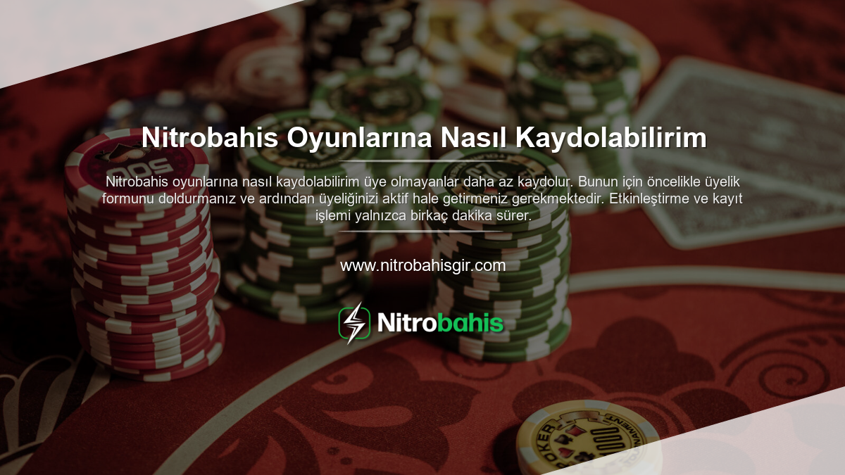 Nitrobahis Oyunlarına Nasıl Kaydolabilirim