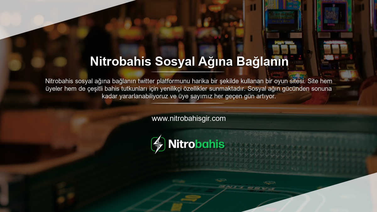 Nitrobahis Sosyal Ağına Bağlanın